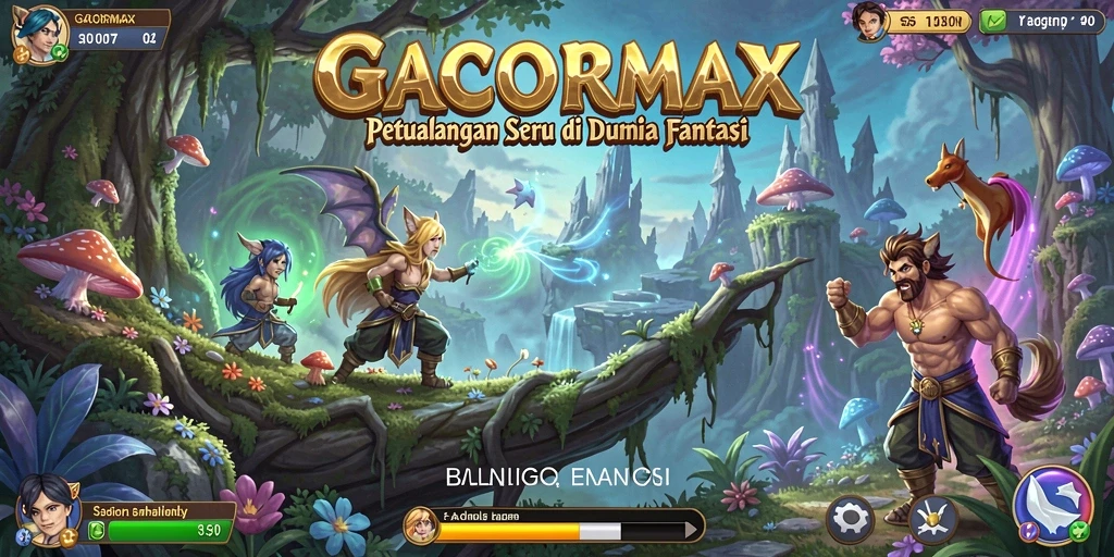 Screenshot gameplay yang menampilkan karakter dalam aksi petualangan.