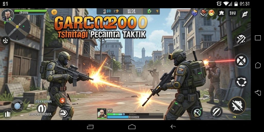 Tampilan gameplay GARCO200 yang mendebarkan dan penuh strategi.