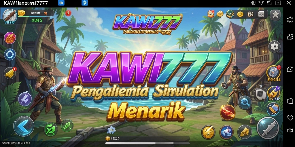 Tampilan gameplay KAWI777 yang mendebarkan dan interaktif.
