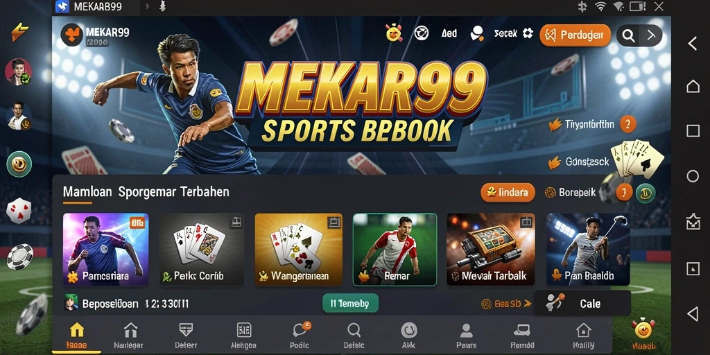 Tampilan gameplay MEKAR99 yang menarik dalam taruhan olahraga.