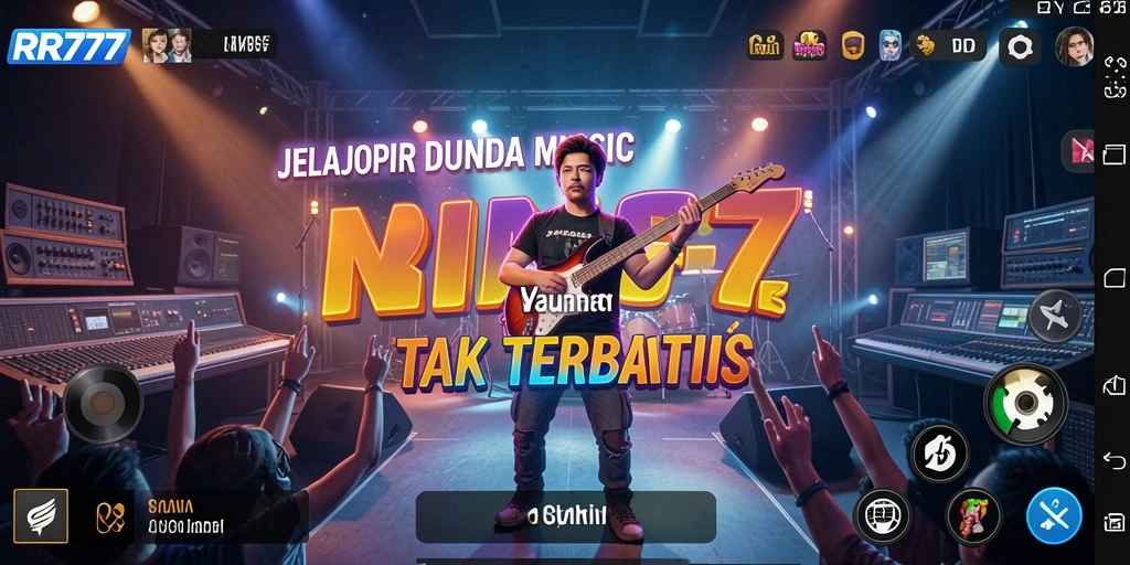 Tampilan gameplay yang menarik dan interaktif dari RR777.